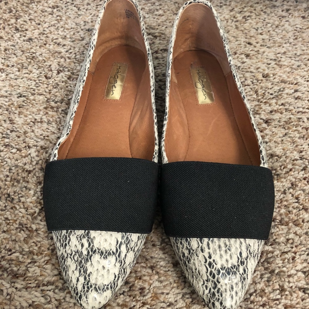 Halogen Fake Snake Flats
